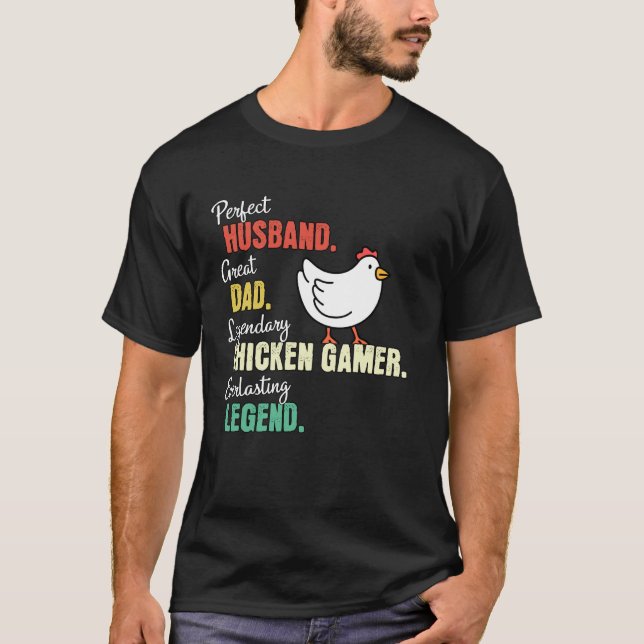 Pappa Makehöns spel T Shirt (Framsida)