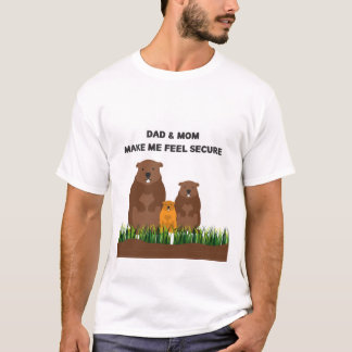 Pappa & Mamma får mig att känna mig trygg. T Shirt