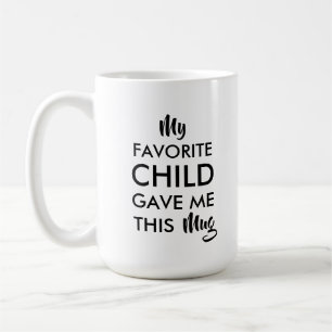 Pappa, Mamma Födelsedagspresenter Från Barn Kaffemugg