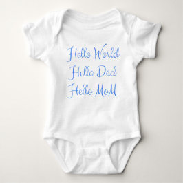 Pappa Mamma Gift-idé - Familjenyfödd Baby T Shirt