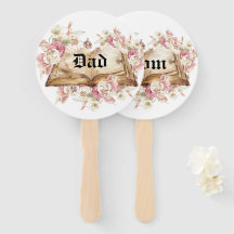 Pappa & Mamma Sagobok Blommor Ros Bebis Shower
