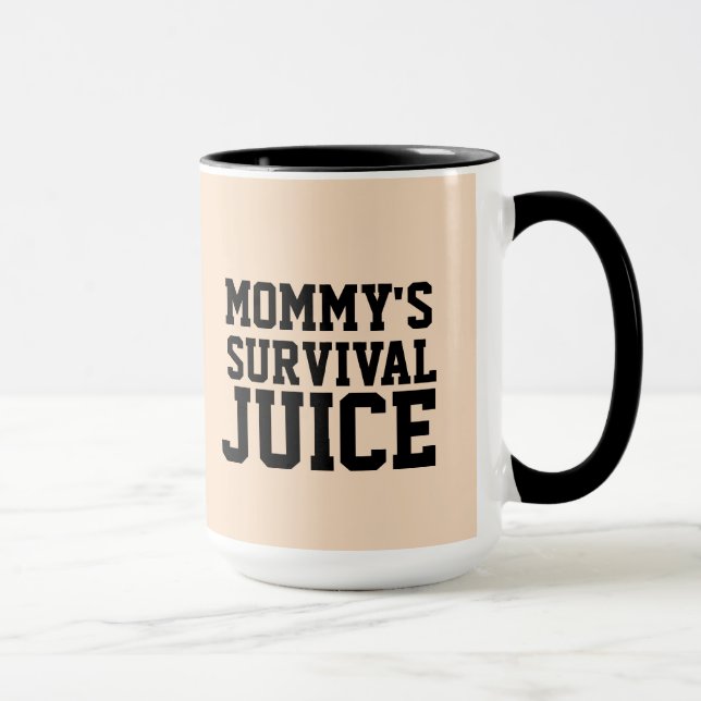 PAPPA MAMMA SURVIVAL JUICE COFFEE MUGG (Höger)
