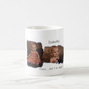 Pappa-/mammaliten flickamugg kaffemugg