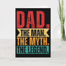 Pappa man myt legend rolig retro slitna