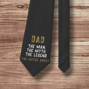 Pappa Man Myth Legend Coffee Addict Funny Slips