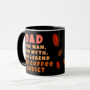 Pappa Man Mytt Legend Kaffehaj Fånig Pappa Mugg
