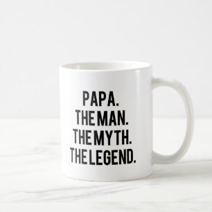 Pappa manen mythen den roliga muggen för legend kaffemugg