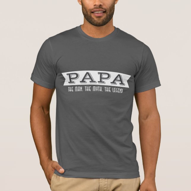 PAPPA manen mythen legenden Tee Shirt (Framsida)