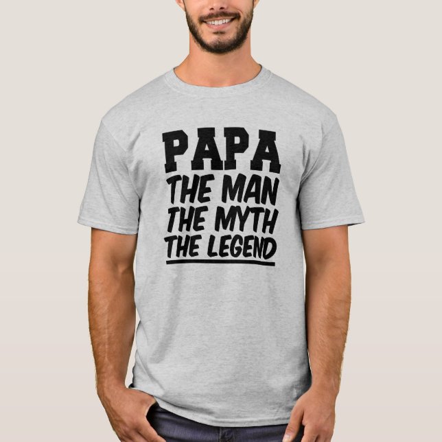 Pappa manen mythen legendskjortan tee (Framsida)
