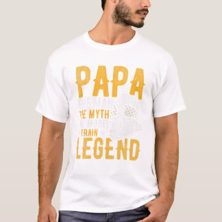 Pappa Mannen Myten den T Shirt