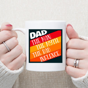 Pappa, mannen, myten, det dåliga inflytandet kaffemugg