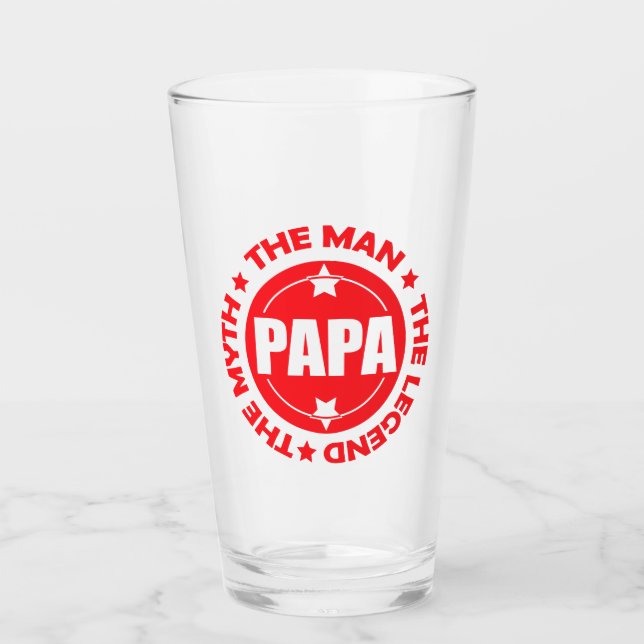 Pappa. Mannen. Myten. Förklaringen. Glaskopp (Framsida)