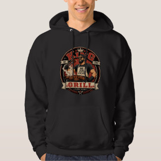 Pappa Mannen Myten Grillmästaren Hoodie