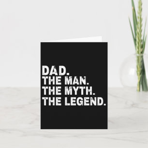 Pappa Mannen Myten Legenden Fars Dag Present Kort