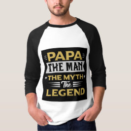 Pappa Mannen Myten Legenden Fars Dag-present T Shirt