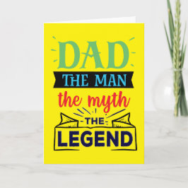 Pappa, mannen, myten, legenden kort