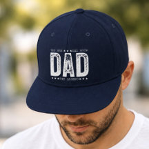 Pappa Mannen Myten Legenden Marinblå Hatt