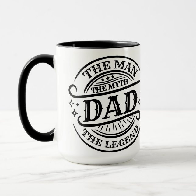 Pappa - Mannen, Myten, Legenden Mugg (Vänster)