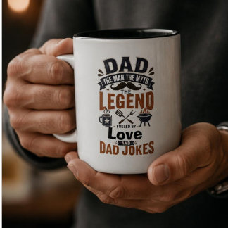 Pappa Mannen Myten Legenden Mugg