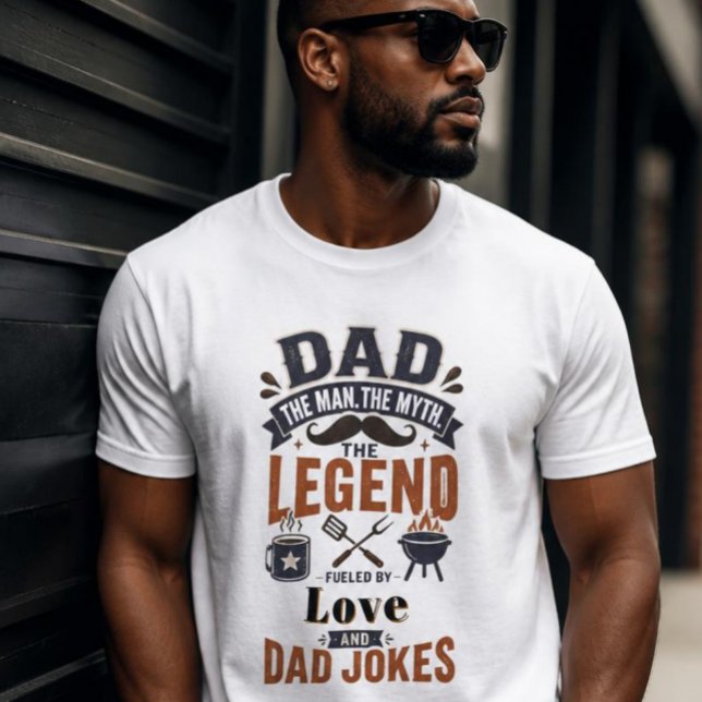 Pappa Mannen Myten Legenden T Shirt (Skapare uppladdad)