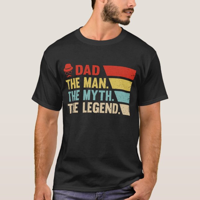 Pappa. Mannen, myten, legenden. T Shirt (Framsida)