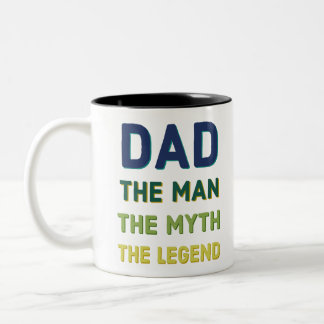 Pappa: mannen, myten, legenden Två-Tonad mugg