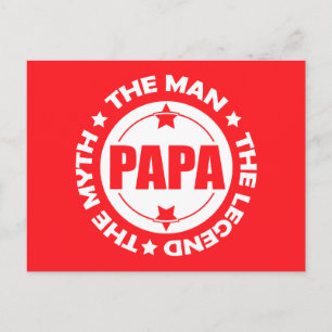 Pappa. Mannen. Myten. Legenden. Vykort