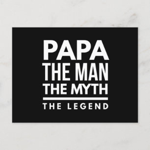 Pappa Mannen Myten Legenden Vykort