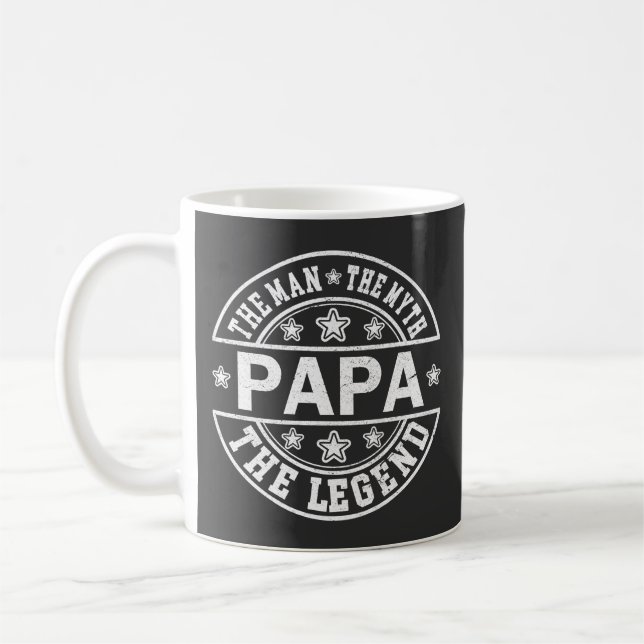 Pappa, mannen, myten om Far-dagen Kaffemugg (Vänster)