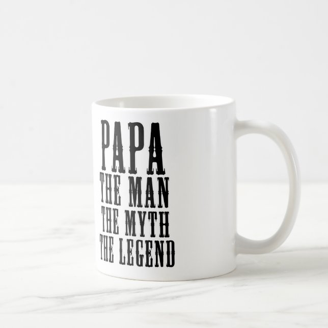 Pappa mannen myten om legenden kaffemugg (Höger)