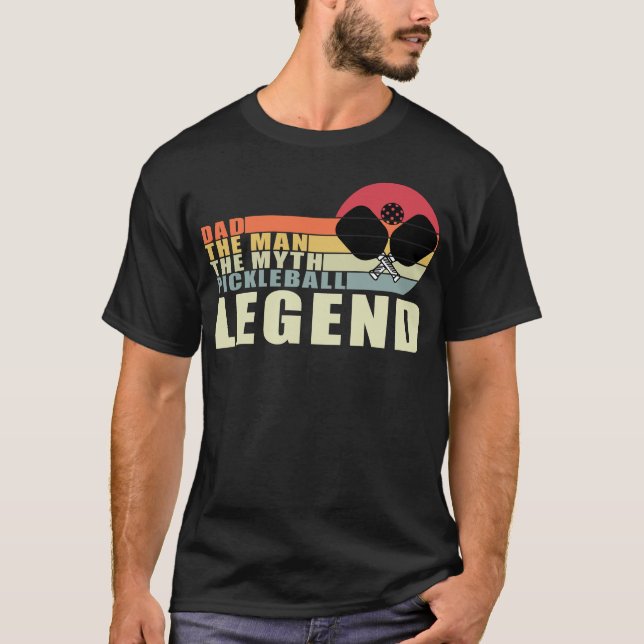Pappa: Mannen, myten, picklebollens kula T Shirt (Framsida)