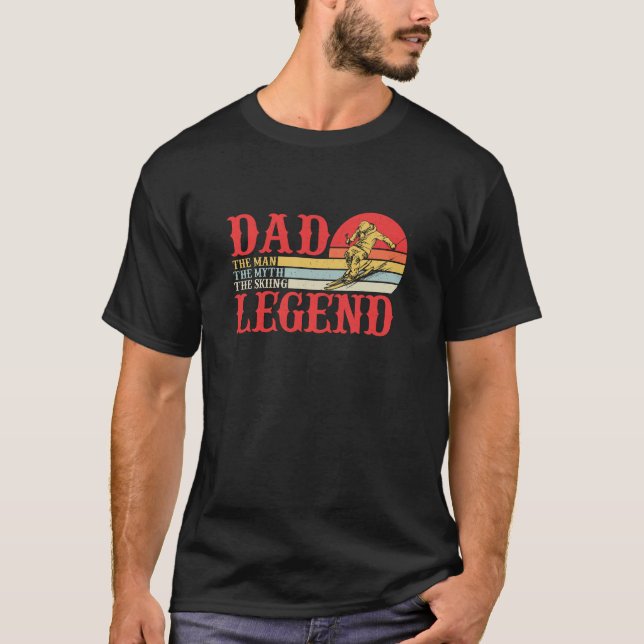 Pappa, mannen, myten, skevningsförklaringen t shirt (Framsida)