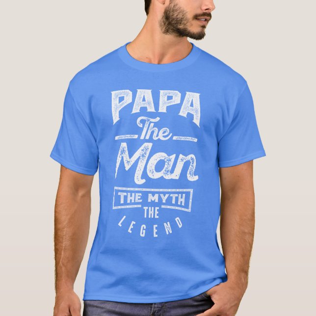 Pappa. Mannen. Myth. Förklaringen Tee Shirt (Framsida)