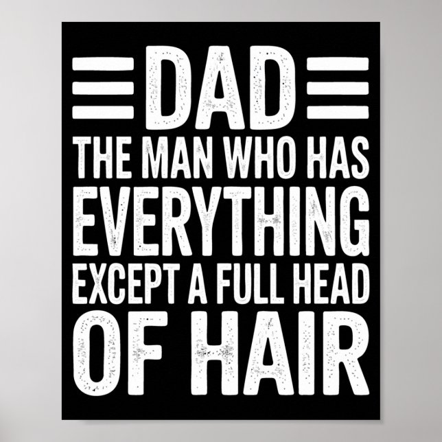 Pappa mannen som har allt utom en full hård poster (Framsidan)
