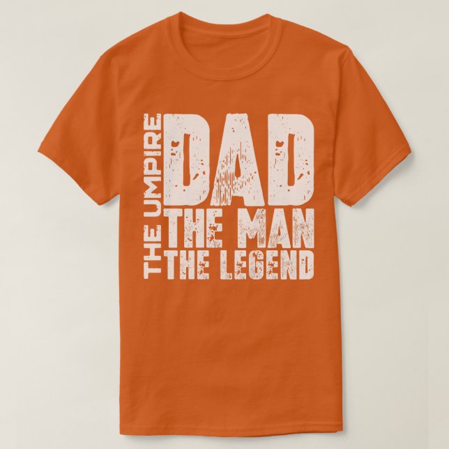 Pappa, mannen, Umpire T Shirt (Design framsida)