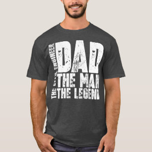 Pappa människan den civila Ingenjör den1 T Shirt