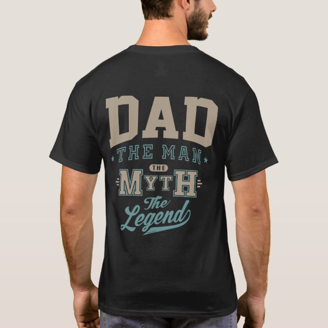 Pappa människan, förklaringen t shirt (Baksida)