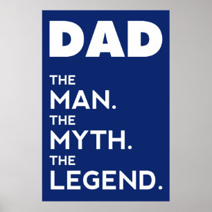 PAPPA, människan, myten, den blå versionen Poster