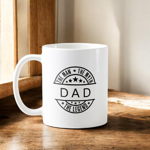 Pappa människan, myten, förklaringen kaffemugg