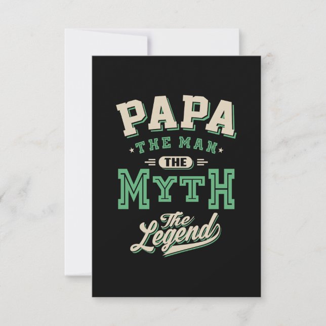 Pappa människan, myten, förklaringen OSA kort (Framsida)
