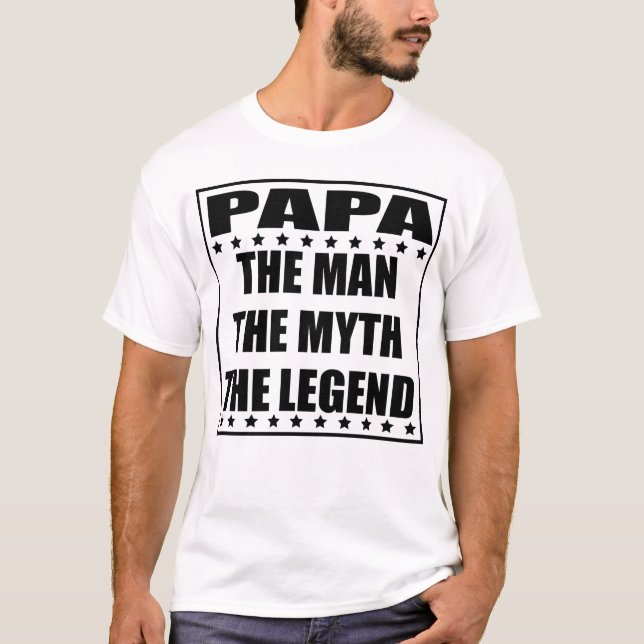 Pappa människan, myten, förklaringen t shirt (Framsida)
