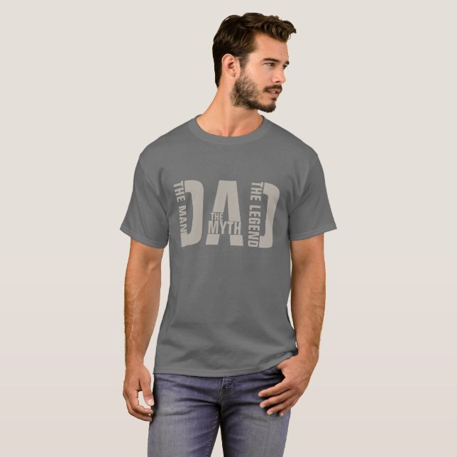 Pappa människan, myten, förklaringen t shirt (Hel framsida)