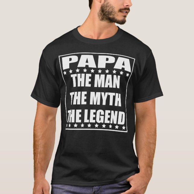 Pappa människan, myten, förklaringen t shirt (Framsida)