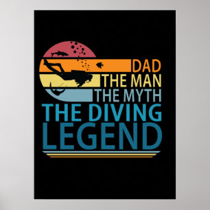 Pappa människan, myten om den dykande lärosatsen poster