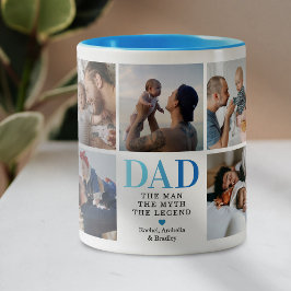 Pappa människan, myten om det förklarande foto Två-Tonad mugg