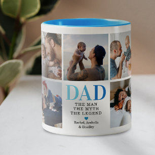 Pappa människan, myten om det förklarande foto Två-Tonad mugg