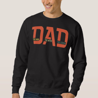 Pappa människan myten om Fars dag 3 Lång Ärmad Tröja