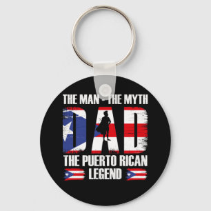 Pappa människan myten om puerto Rican Legend Nyckelring