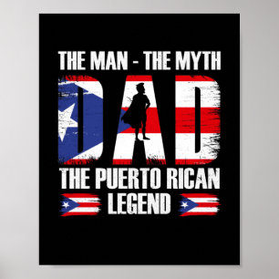 Pappa människan myten om puerto Rican Legend Poster