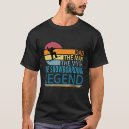 Pappa människan, myten, snöbordsförklaringen t shirt